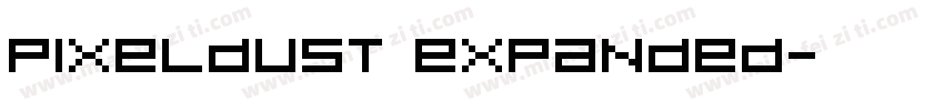 Pixeldust Expanded字体转换